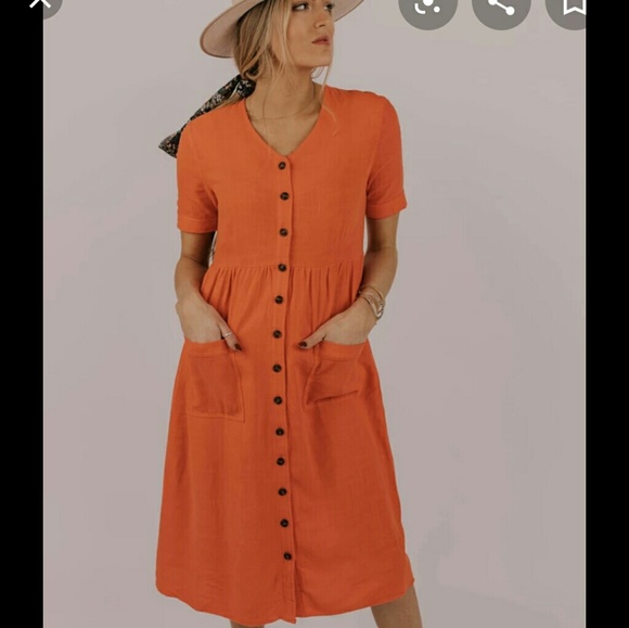 Roolee Dresses & Skirts - Roolee Kiara dress in salmon